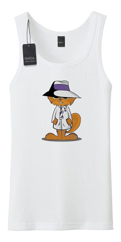 Musculosa Hombre Inspector Ardilla Dibujo Art Logo - Psia4