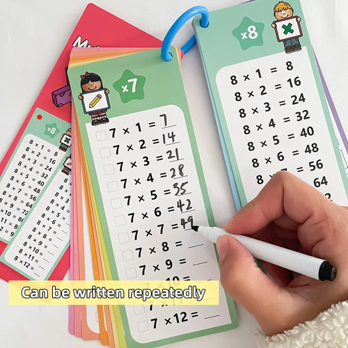 Pbf 1 Conjunto De Cartões De Treinamento De Multiplicação,
