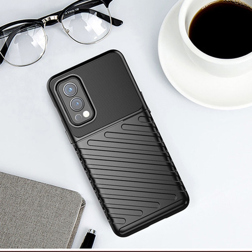 Funda De Tpu Suave Thunderbolt Negra For Oneplus Nord 2 5g