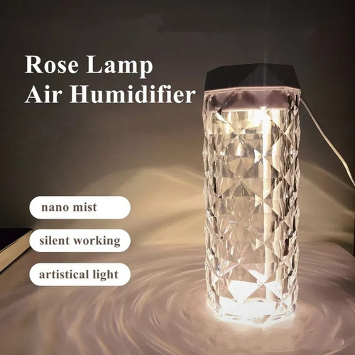 Humidificador De Aire Con Luz Led Cristal