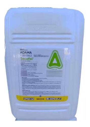 Herbicida Paraquat 27% Secafol Adama X 20 Lt