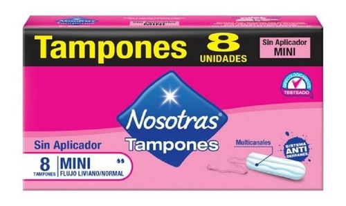 Tampones Nosotras Mini 8 Tampones
