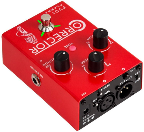 Imagen 2 de 2 de Flamma Corrector Fv01 Pedal Auto Tune Para Voces Y Guitarra