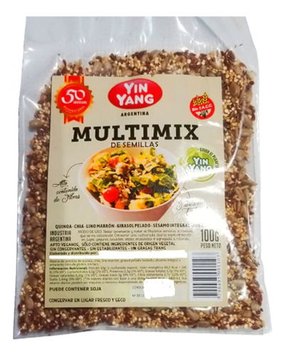 Multimix De Semillas Yin Yang 100g Sin Tacc