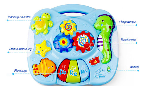 Light Music Sea Learning Desk Interação Entre Pais E Filhos