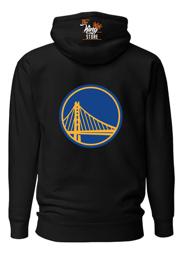 Poleron Con Cierre + Botella Metalica, Diseño Original De Golden State Warriors, Agua, The King Store 10