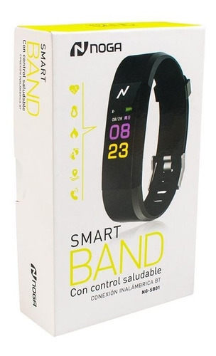Smartband Noga Band NG-SB01 caja negra, malla negra