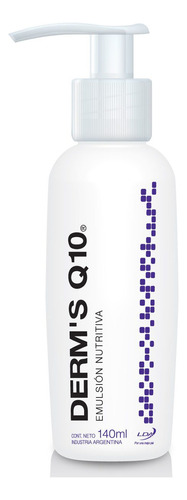 Lda Derms Q10 Emulsion Nutritiva Antiedad 140ml Tipo de piel Seca