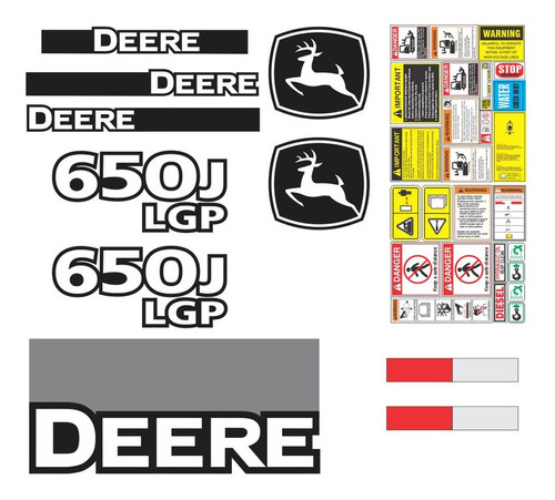 Calcomanias Para Tractor 650j Lgp