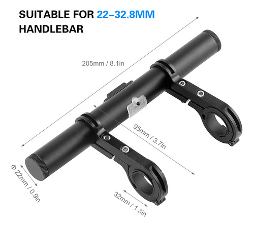 Soporte Extensor De Manillar, Soporte Para Luz Usb, Parte De