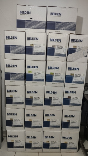 Imagen 3 de 4 de Bobina Cable Utp Cat 5e Belden 305m 100% Cobre P Exterior