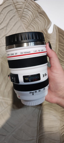 Vaso Termico Diseño Camara De Viaje Blanco Camera