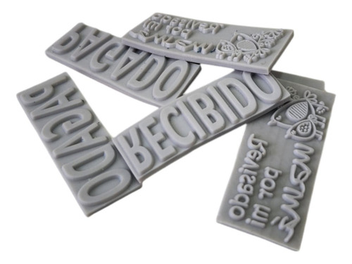 Repuesto Goma Timbre 911 , 910, 912, 913. Goma Personalizada Tinta SIN TINTA Exterior Gris