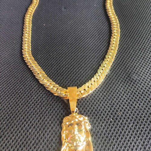 Imagem 1 de 1 de Corrente De Moeda Antiga Elo Duplo 12 Mm