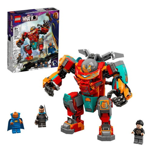 Kit Lego Marvel Iron Man Sakaariano De Tony Stark 76194 Cantidad de piezas 369