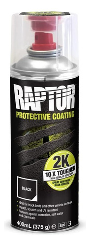 Spray 2k Raptor Revestimiento Texturizado De Protección 