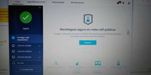 Imagen 4 de 5 de Mcafee Livesafe 3 Licencia 09/06/2022