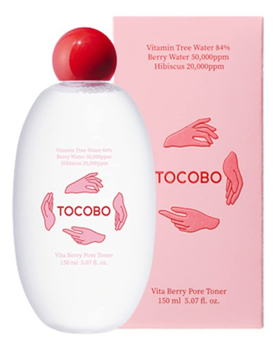 Tocobo Vita Berry Toner De Poros De 5.07 Onzas Liquidas / 5.