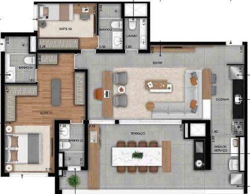 Imagem 25 de 27 de Apartamento À Venda No Bairro Butantã - São Paulo/sp - O-23498-38911