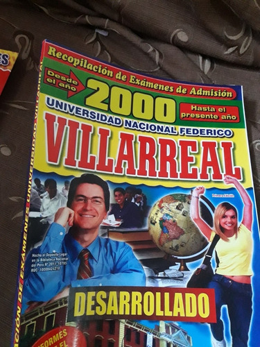 Libro De Examenes Universidad Villareal 2000 Al 2019-1