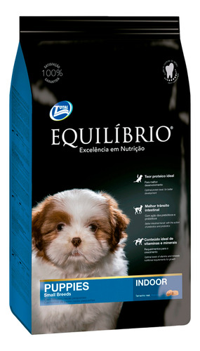 Comida Para Cachorros Equilibrio Indoor Raza Pequeña 2kg