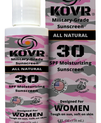 Kovr Protector Solar Organico De Grado Militar Spf 30 | Apto