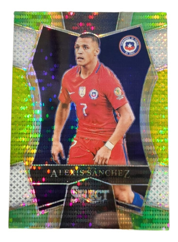 Carta Alexis Sanchez - Chile -tricolor Select Soccer 2016/17