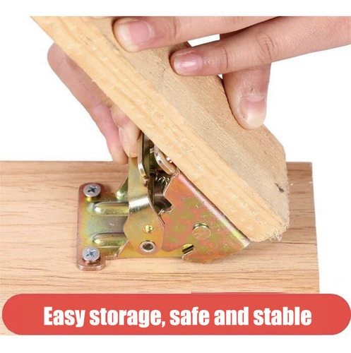 4pcs Soportes Para Patas De Mesa, Bisagra Plegable En 90