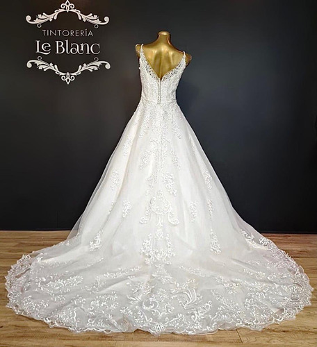 Vestido De Novia Punto Clave (tintorería Le Blanc)