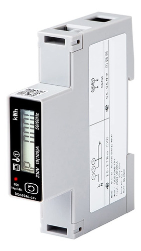 Medidor Potencia Lutume Dds1946-1p Electrico Kwh Energia 1