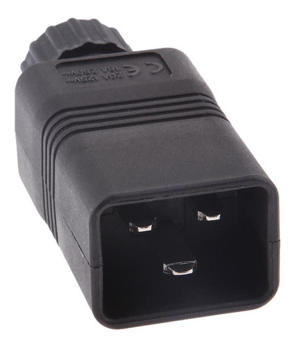 Enchufe Macho Iec 320 C20 16 A 250 V Ac C20 Para Bricolaje