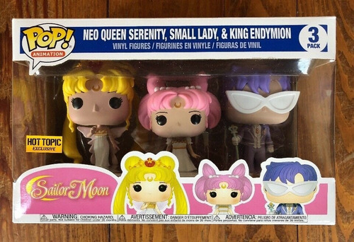 Pop! Funko Neo Queen Serenity, Small Lady & King Hot Topic