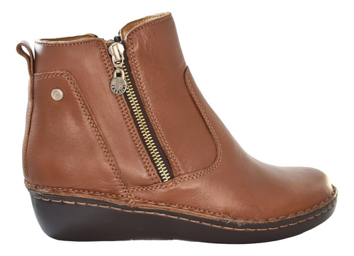 Bota Botineta Confort Cavatini Cuero Mujer Celine Pinkerton