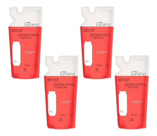 Acondicionador Polinutricion Cabello Seco Repuesto X4 Natura