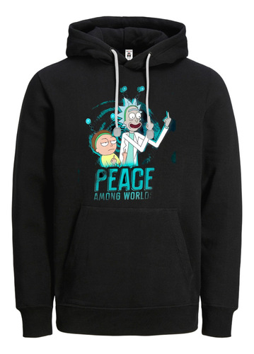 Hoodie Buzo Buso Series Rick And Morty Peace