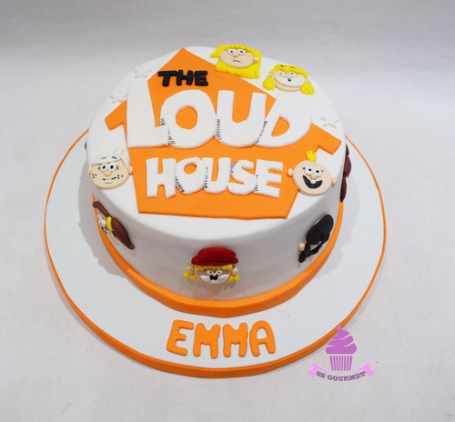 Torta Tematica Loud House Hermanos - Personalizada 20 Pers