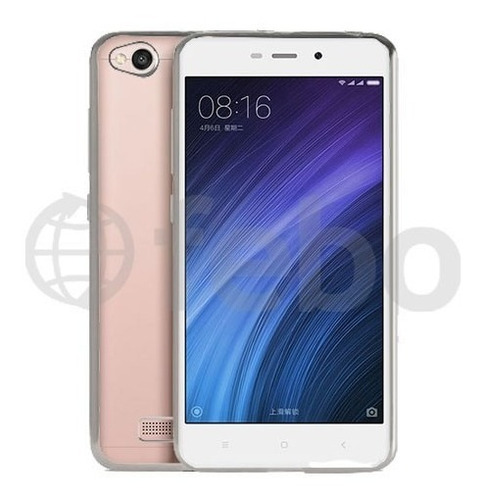 Protector Funda Tpu Borde Color Platinado Xiaomi Redmi 4a