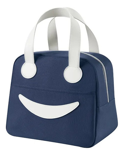 Lonchera Bolso Térmico Divertido Smile Para Niños En Colores