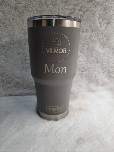 Termo Grabado Personalizado Gris