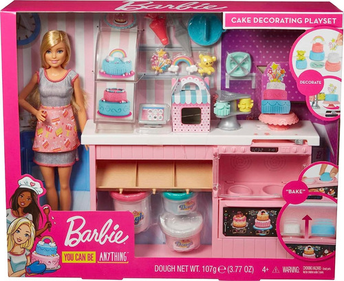 Juego De Decoración Barbie Panaderia