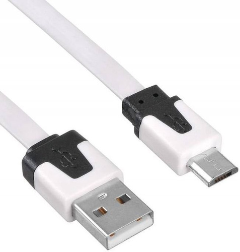 Imagen 3 de 9 de Cable Micro Usb V8 Flat Usb Joystick Ps4 Carga Datos Colores