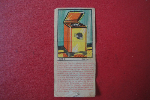 Figuritas Chocolate Aguila Año 1938 Serie C N12