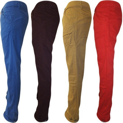 Imagem 9 de 10 de Kit 3 Calças Masculinas Sarja Skinny Slim Lycra Promoção