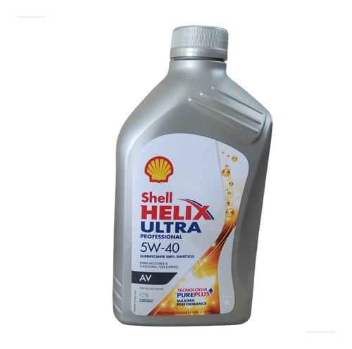 Óleo Shell Helix Utra Professional 5w40 100% Sintetico