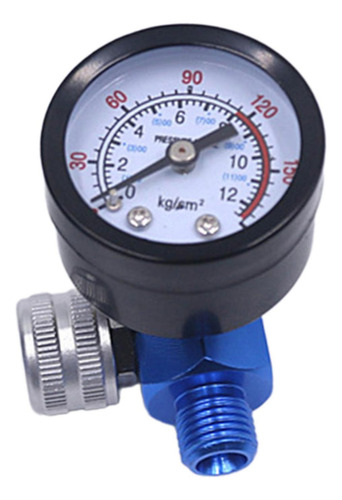 Air Pressure Regulator Adjusting Valve G1/4 Argent Knob