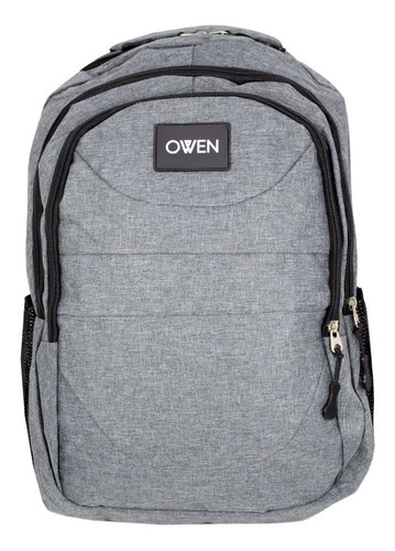 Owen Mochila Reforzada Porta Notebook Urbana Gris Owmi10045