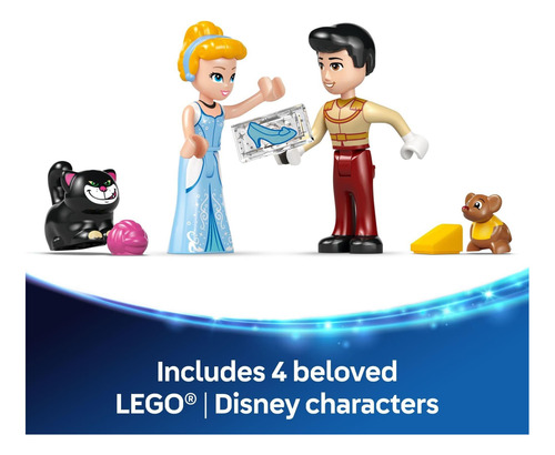 Juguete Lego Disney Princess, Castillo De Cenicienta Y Carru