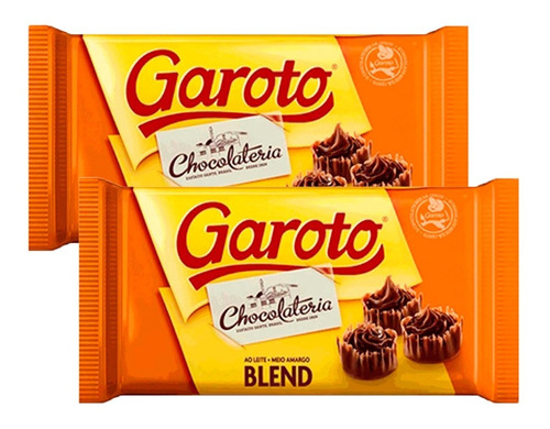 Kit 2 Und Chocolate Garoto Blend 2,1 Kg