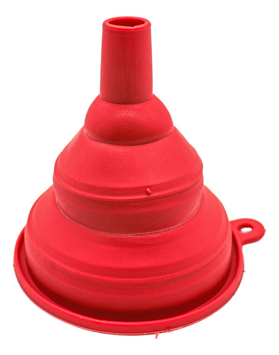 Embudo Plegable Silicona Cocina Portátil Polvos Agua 4 Pzs
