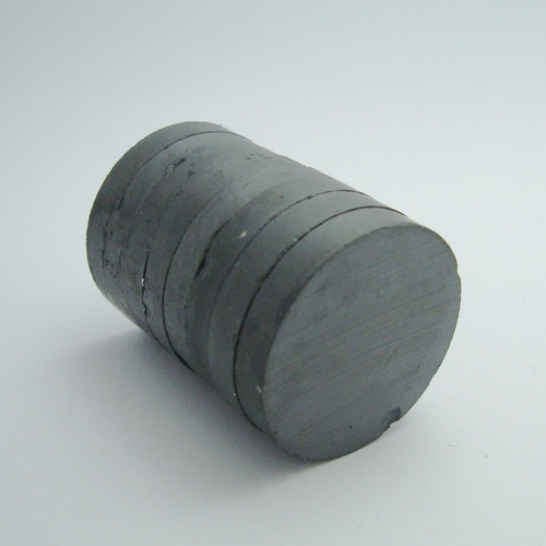 10 Piezas Imán Ferrita Redondo 25mm X 4mm 3200 Gauss